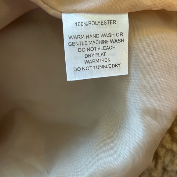 I.AM.GIA Pixie Teddy Caramel Sherpa Oversized Jacket - Fits up to Large - Picture 15 of 15